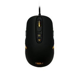 Ray Pawn+ Gaming Mouse, Symmetrical, 9 Buttons, Up to 12,000 DPI Optical Sensor, PixArt PMW3360, Black