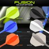 WINMAU Fusion Azure Blue Short Intergrated Dart Flight and Shaft