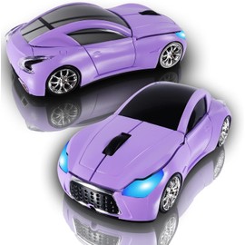 Car Mouse, Wireless Mouse (Purple)