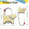 KUNHEHO Purse Hook for Table Butterfly and Cat Design Foldable