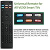 Universal XRT136 Remote Control Works for All Vizio Smart TV