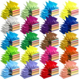 Sherr 100 Pcs Pop up Sticky Notes Bulk 3x3 Inch 56 Sheets/pad Refills Sticky Notes Bright Colors Self-Stick Note Pads Post Adhesive Memo for Students School Teacher Office Meeting, 20 Colors