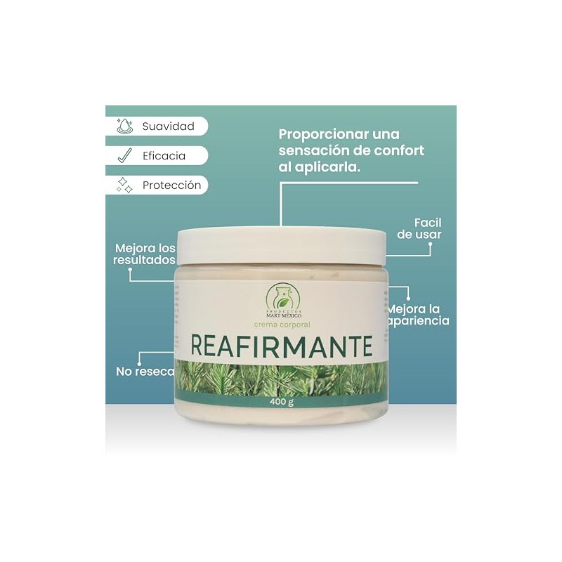 Crema Corporal Hidratante Reafirmante 400 Gr Productos Mart Mexico