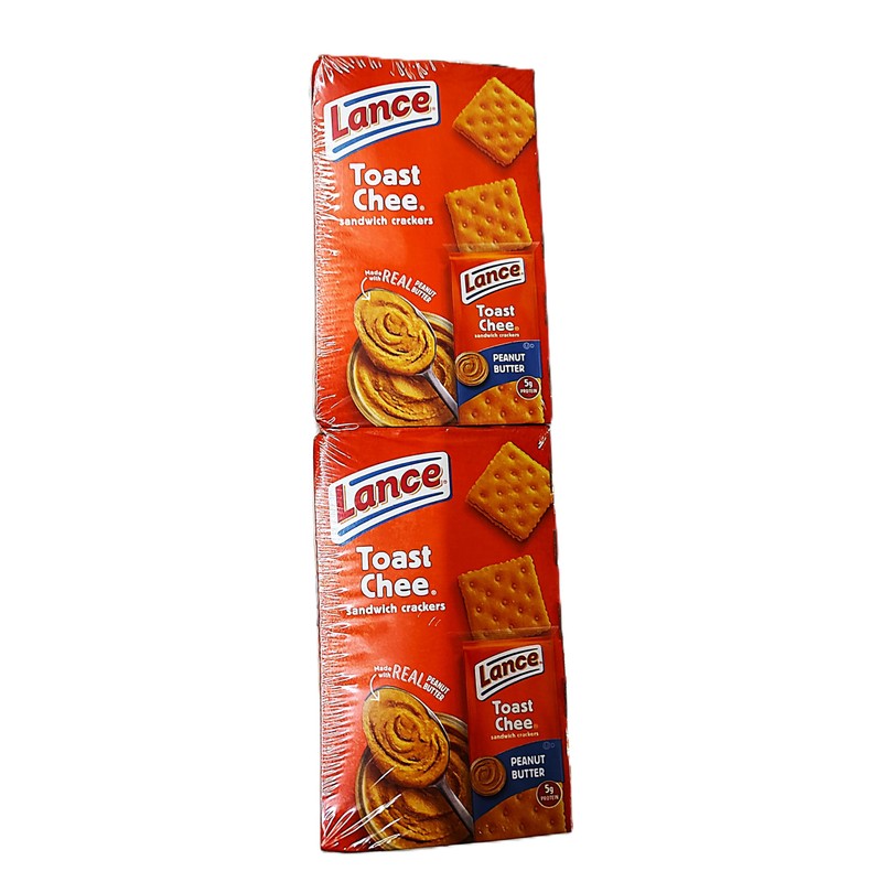 Lance Toast Chee Peanut Butter Crackers, 2 pack of 20