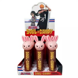Boston America Corp 12 Ct Display of Bleach Soul Candy Strawberry Flavored Chappy Candy Dispensers