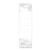 Elegant Folder Spine Labels for Sliding in Marble Design for