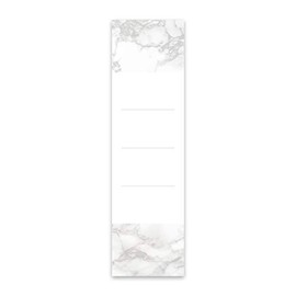 Elegant Folder Spine Labels for Sliding in Marble Design for Wide Folders Pack of 10