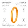 Knot Theory Tangerine Orange Thin Stackable Silicone Ring - 2mm