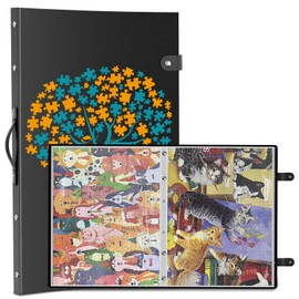 Nariolar Puzzle Storage Folder for 1000 Pieces with 24 Sheets/48 Puzzles, Large Capacity Portable Puzzle Album to Store Finished Puzzles