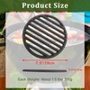 SUMNACON Cast Iron Fire Grate Fireplace Grate, Round 19cm BBQ