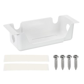 YOKIVE Cable Management, Office Cord Organizer Under Desk Cable Management Tray Office Supplies Storage Organization for Desk Home Kitchen Office, White