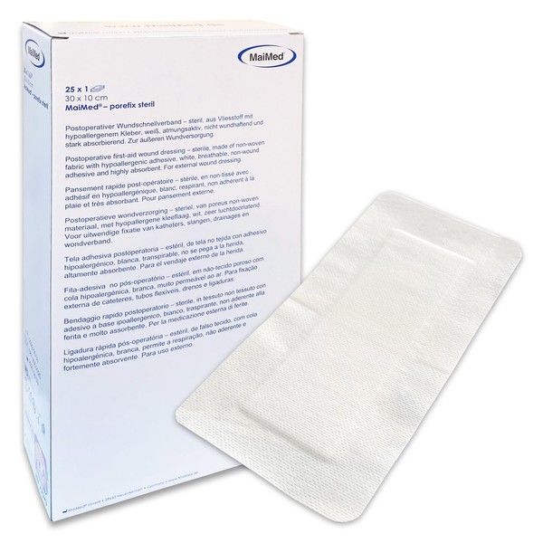 MaiMed porefix Sterile Plasters Sterile Wound Plasters 30 x 10