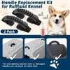 Terixe 2 Pack Handle Replacement for Ruffland Kennel, Replace Worn