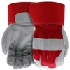 Boss Men's Guard Split Cowhide Leather Palm Work Gloves, Safety