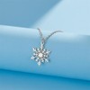 OIDIMS Snowflake Christmas Pendant Necklace Winter Jewelry Friendship Dainty Necklace