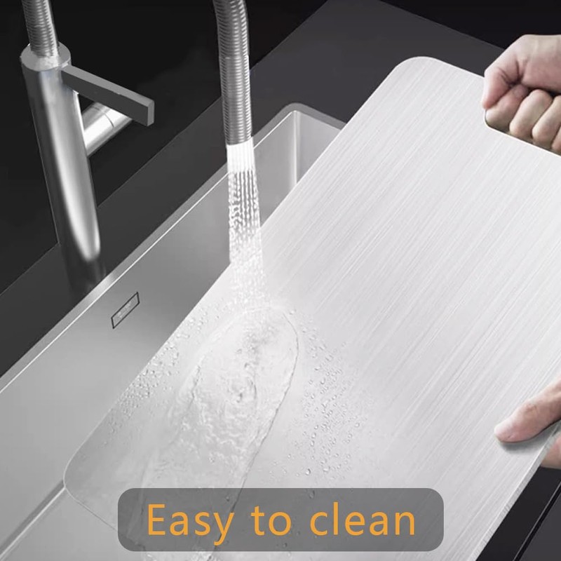 UFJEG 3PCS Stainless Steel Cutting Board for Kitchen, SUS 304