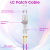 SpeedyCables OM4 LC to LC Fiber Patch Cable 8m(26ft), 40G/100Gb