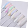 Baluue Fine Glitter Nail Art Powder White Glitter Dust for