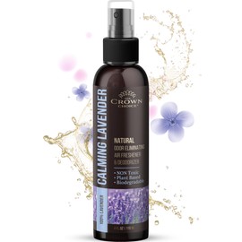 Lavender Air Freshener Spray—Non-Toxic & Natural Essential Oil—Odor Eliminator and Deodorizer for Home/Toilet/Room/Lounge/Fabric - Linen Spray for Bedding—1 PK 4 Oz