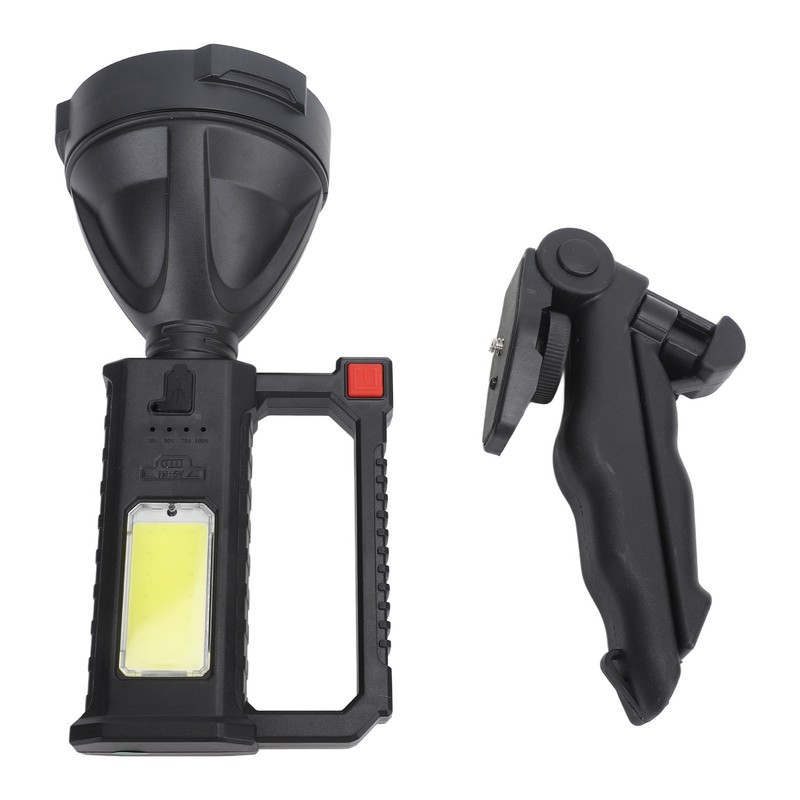 Handheld Spotlight Strong Light Waterproof Rechargeable Spotlight Flashlight LED Searchlight