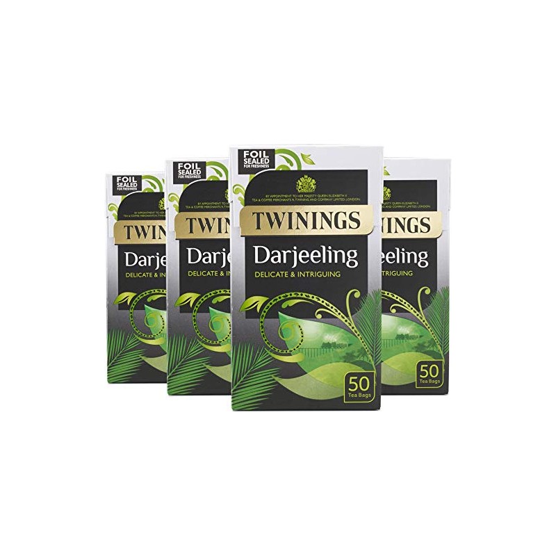 Twinings Darjeeling Tea 200 Tea Bags (Multipack of 4 x