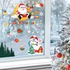 Christmas Window Stickers,4 Sheets 178PCS,Christmas Window Sticker,DIY, PVC Static Snowflake