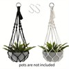 WeedGuard Outdoor Plant Hanger Macrame – Handcrafted Bohemian Holder with