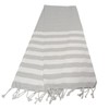 Atout Ciel Fouta Beach Towel, Striped with Fringes 90 x