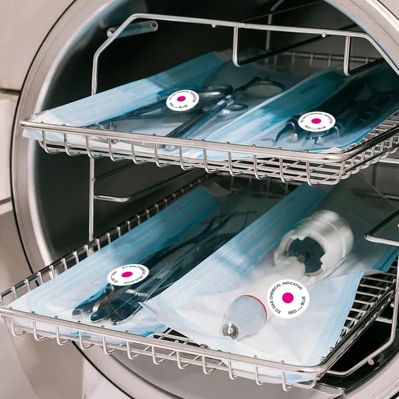 ETO Sterilization Indicator Label Sticker - Ethylene Oxide Gas Chemical