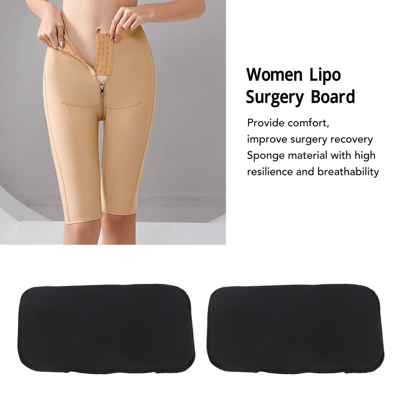 2PCS Post Surgery Sponge Sheet Women Liposuction Compression Board Abdominal