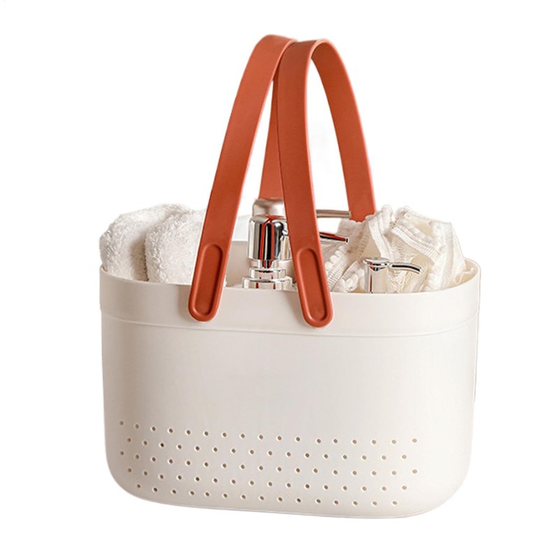 Bathroom Toiletry Basket,Drainage Box for Shower - Draining Organizer for
