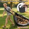 Heavy Duty Leaf Tarp Strap for Effortless Leaf Moving, 10.2