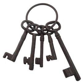 Aoserge Vintage Cast Iron Skeleton Key Set