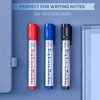 maxtek Whiteboard Markers, Whiteboard Pens 3 Assorted Colours Black Blue