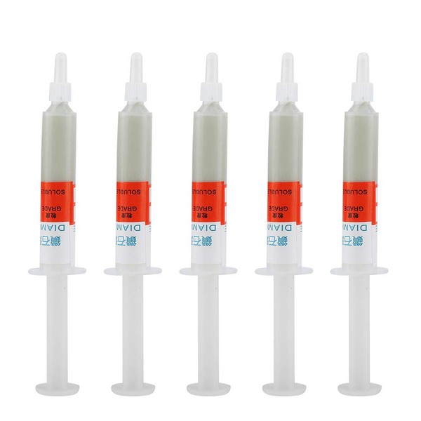 Akozon Diamond Grinding Paste 5 Pieces/Set Diamond Lapping Paste Polishing