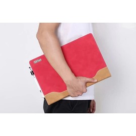 Berfea - Funda protectora compatible con LG Gram de 16 pulgadas, funda de piel sintética para computadora portátil