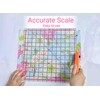 Quilting Rulers,8 Quilting Rulers and Templates(3.5"x3.5",5"x5",8"x8",10"x10",12.5"x12.5",6.5"x12",2"x12",3"x9")