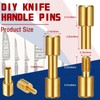 Charniol 20 Sets Brass Bracket Bolt Fasteners and Stainless Steel
