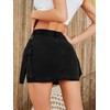 Cargo Skirt Women y2k Button Mini Jeans Skirt Denim Skirt