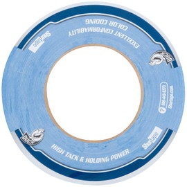 Duck Pro by Shurtape Professional Grade, Industrial Colored Cloth Duct Tape for Industrial Color-Coding, HVAC and Automotive, 48mm x 60yd, 10.0 mil, Blue, 1 Roll (105480)