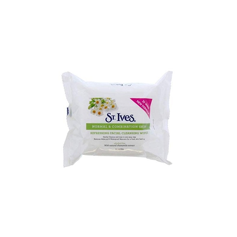 St. Ives Refreshing Face Cleansing Wipes - 35 Pack of