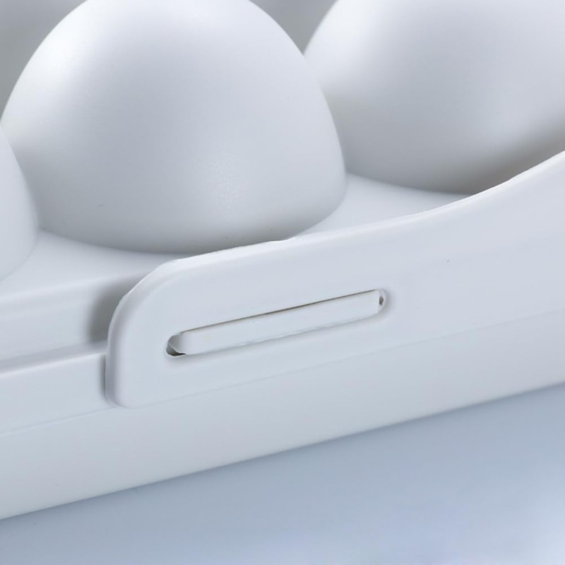 Cabilock 2pcs Egg Container with Lid, 12 Grids Stackable Egg