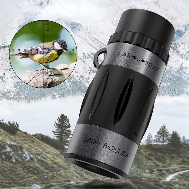 8 X 20 Monocular Telescope Cross Scale High Definition Pocket