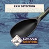 SE Black Prospector's Scoop - 12.5" Heavy-Duty Plastic Tool for
