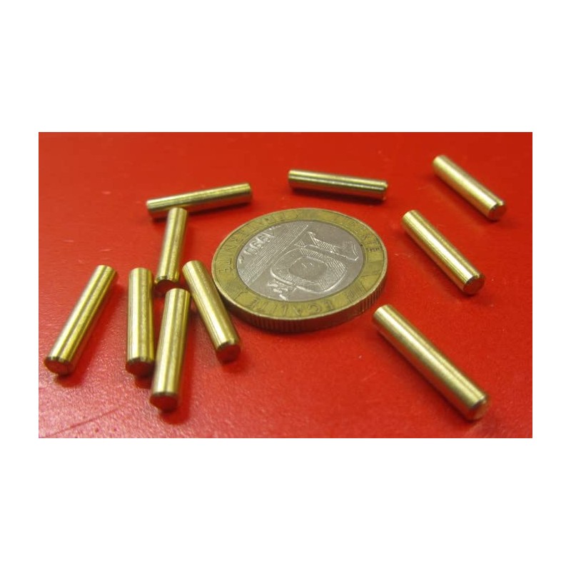 360 Brass Dowel Pin 1/8" Diameter x 5/8" Length 10