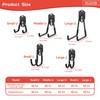 WALMANN 12PCS Garage Storage Hooks, Wall Mount Utility Hooks for