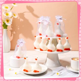 Conelist 16 Sets One Silly Goose Party Favors Silly Goose Candles Baby Shower Party Favors for Guests Little Tealight Candle with Thank Tags for Gender Reveal Wedding