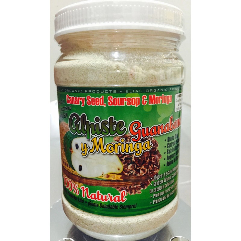 Elias Organic ALPISTE GUANABANA Y MORINGA CANARY SEED SOURSOP MORINGA