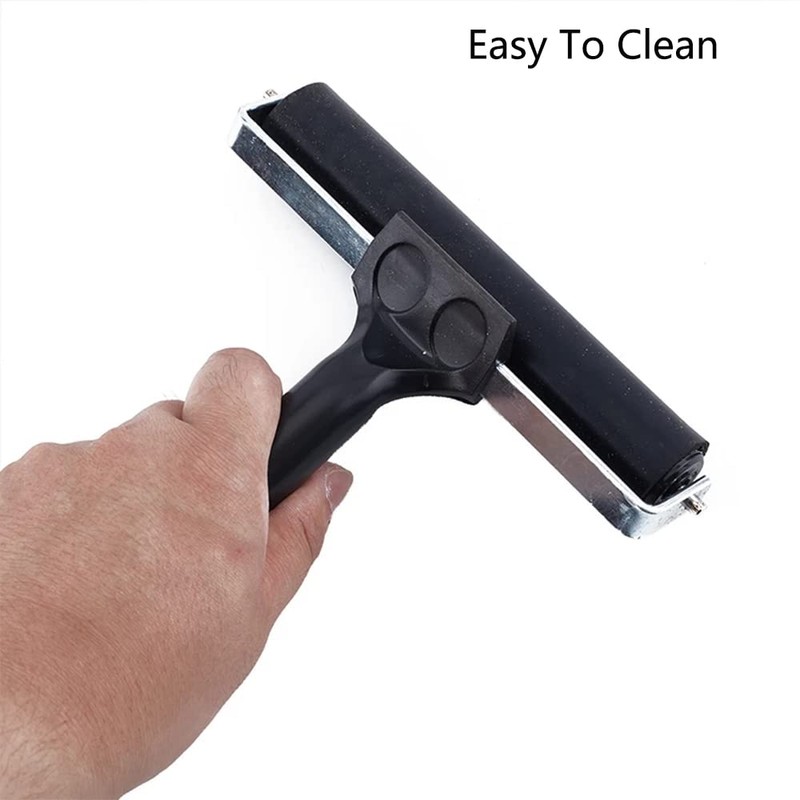 SagaSave Rubber Brayer Roller Rubber Printmaking Roller for Stamping, Ink