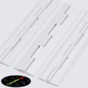 Caterpillar Red 3 x Acrylic Hinge 200mm WHITE, Continous Acrylic
